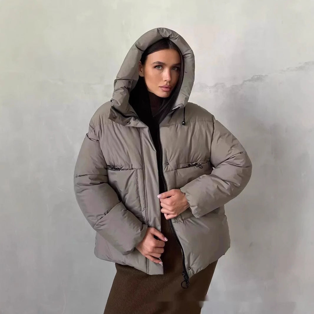 Damen Winterjacke Sportlich Warm Isoliert - IdealeKleiden