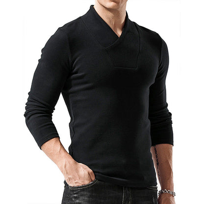 Elegant Dress Slim Fit Wool Asymmetrical Neckline