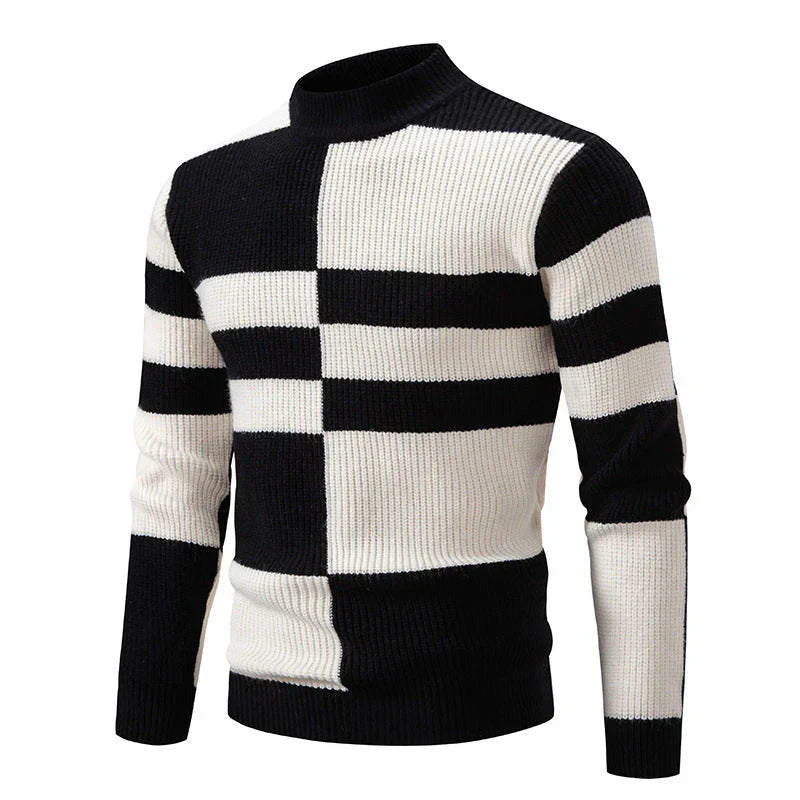 Herren Strickpullover Grafik Muster Modern