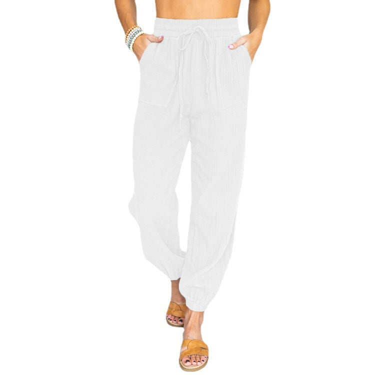 Women's Casual Trousers Comfortable Elastic