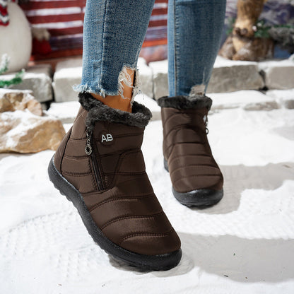 Women's Winter Boots Warm Practical Zipper