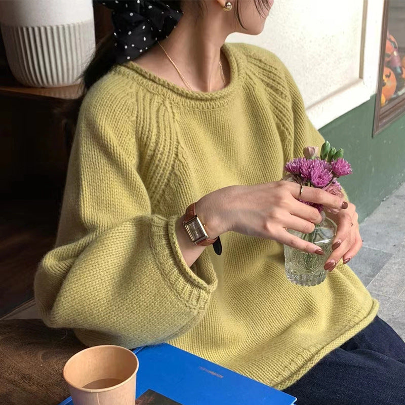 Women's Comfortable Oversized Soft Cotton Pullover