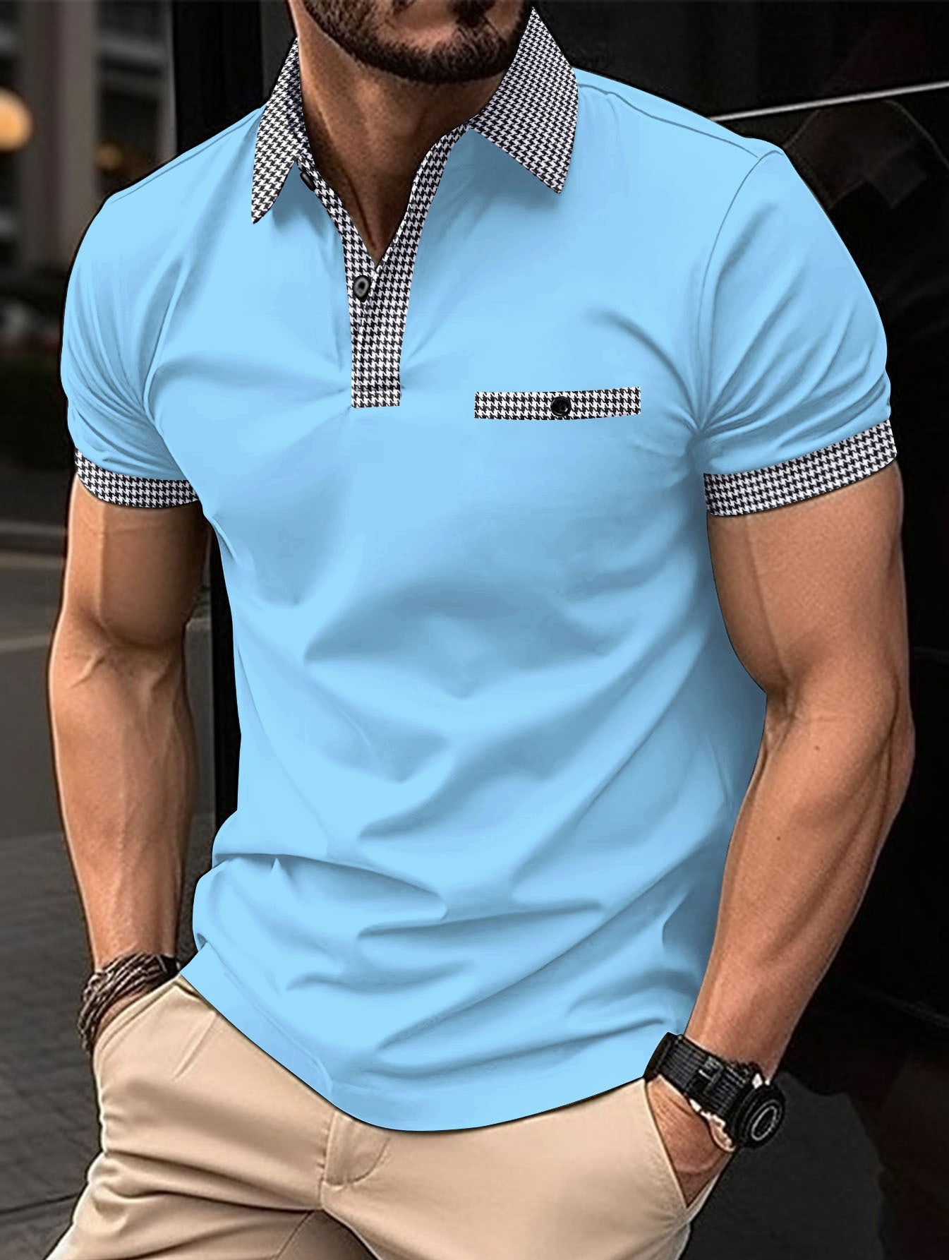 Men's Classic White Polo Shirt