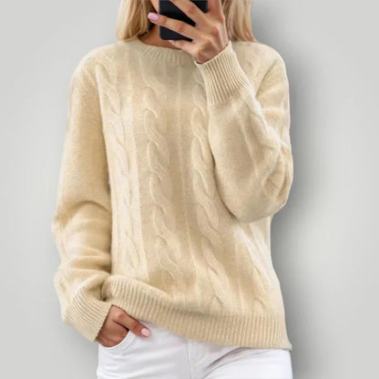 Women's Knitted Sweater Soft Long Sleeve Classic