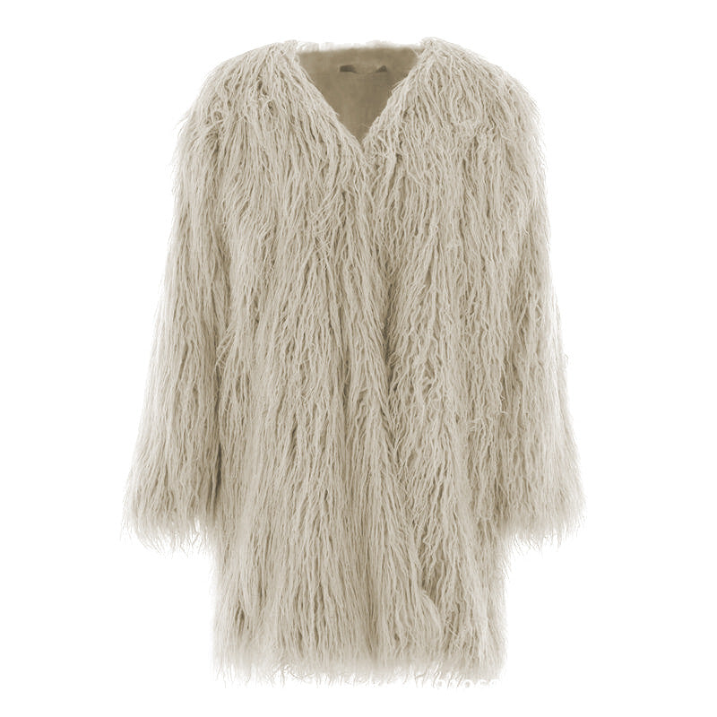 Women's Winter Coat Soft Fluffy Long