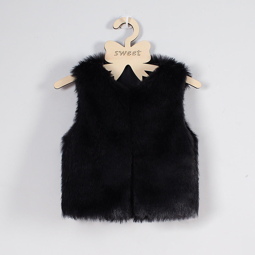 Women's Faux Fur Vest Soft Modern Style