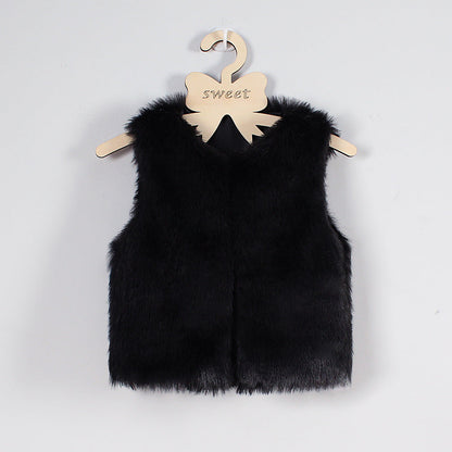 Women's Faux Fur Vest Soft Modern Style
