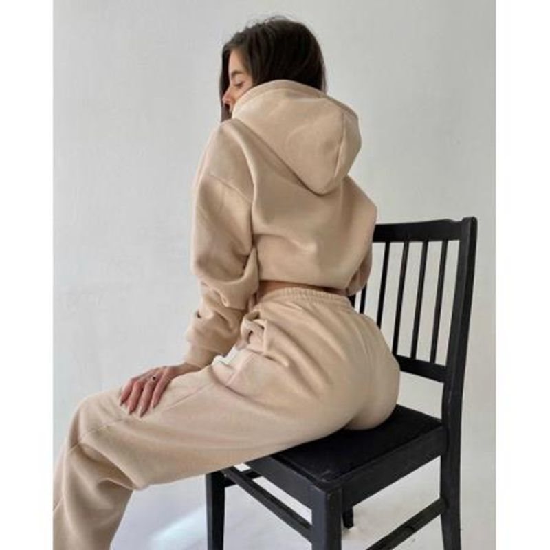 Women's Sporty Jogging Suit Set Comfortable Elegant