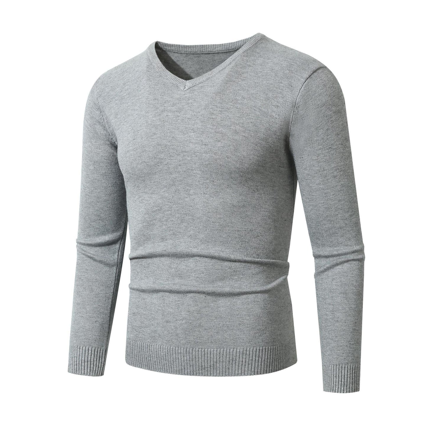 Men's V-Neck Soft Cotton Pullover