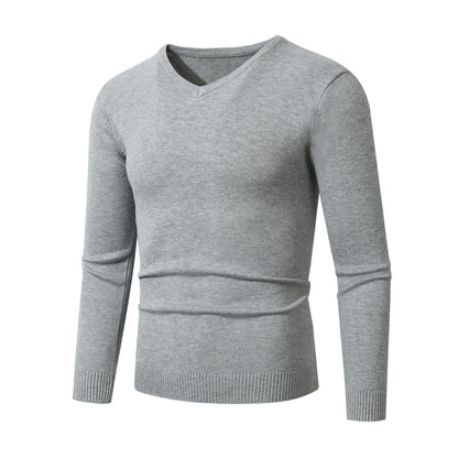 Men's V-Neck Soft Cotton Pullover