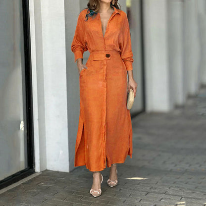 Women's Maxi Dress Linen Elegant Summer Dress