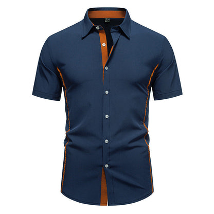 Men's Short Sleeve Shirt Modern Style