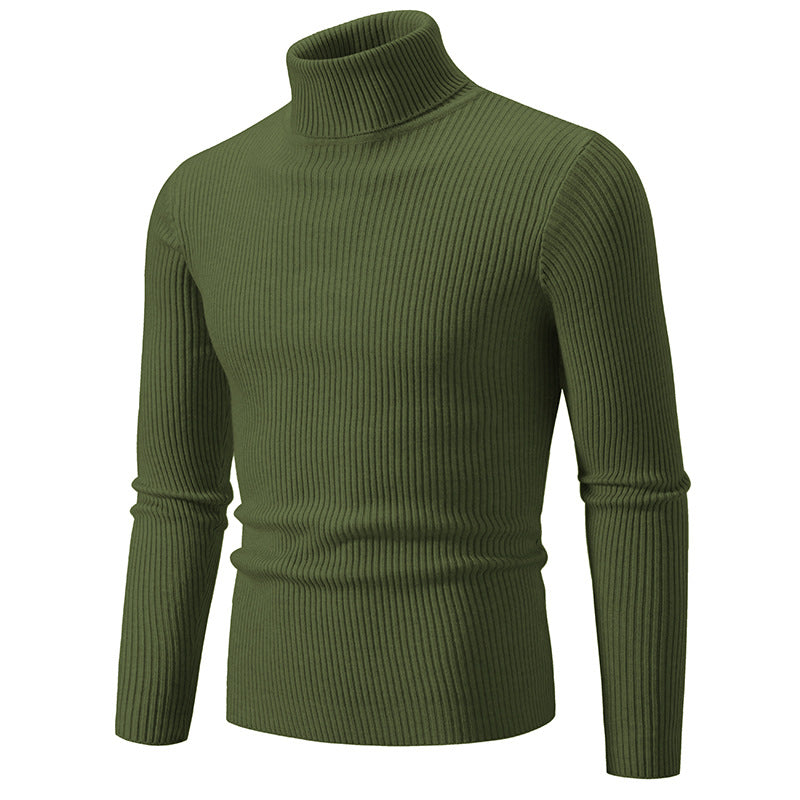 Men's Turtleneck Sweater High-Quality Comfortable