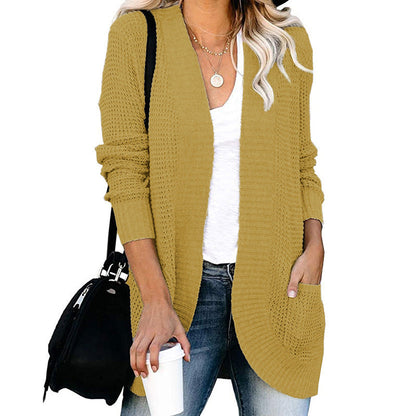 Women's Cardigan Casual Open Front with Pockets