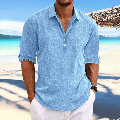 Men's Linen Shirt Comfortable Summer