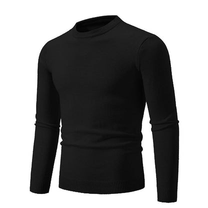 Fine Men's Round Neck Sweater Elegant Design