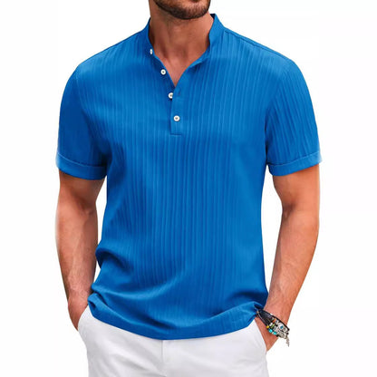 Men's Short-Sleeve T-Shirt Trendy Textured Look