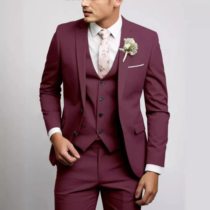 Men's 3-piece Slim Fit Suit
