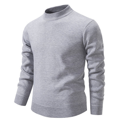 Herren Strickpullover Modern Stehkragen Elegante Optik