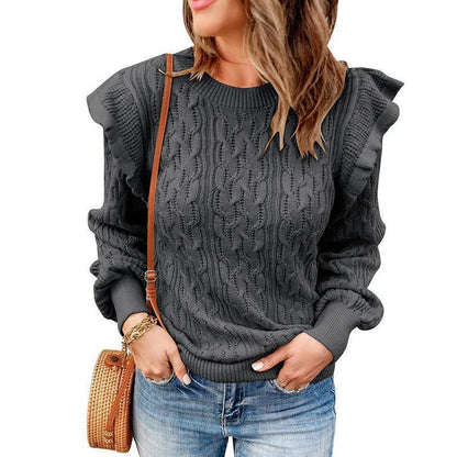 Women's Cable Knit Sweater Elegant