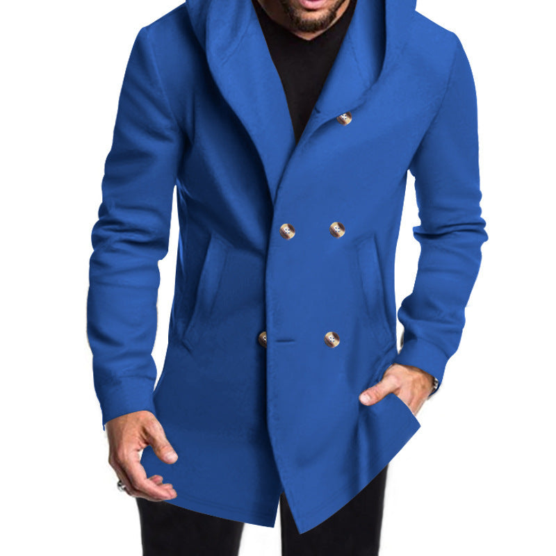 Men's Modern Hooded Winter Coat Elegant