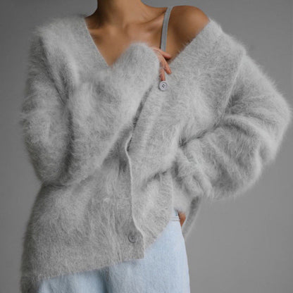 Women's Soft Cardigan Long Sleeve Elegant
