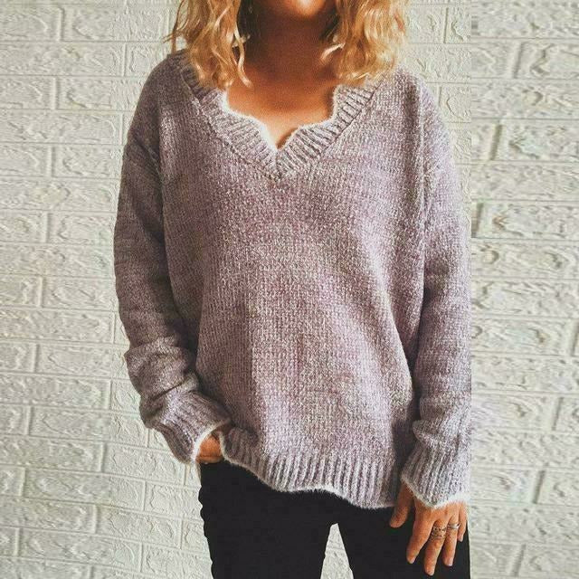 Women's Pullover Autumn Comfortable Solid Color