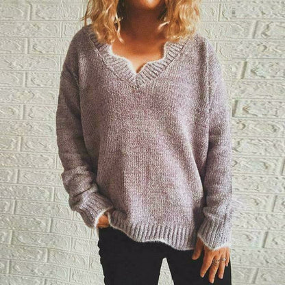 Women's Pullover Autumn Comfortable Solid Color