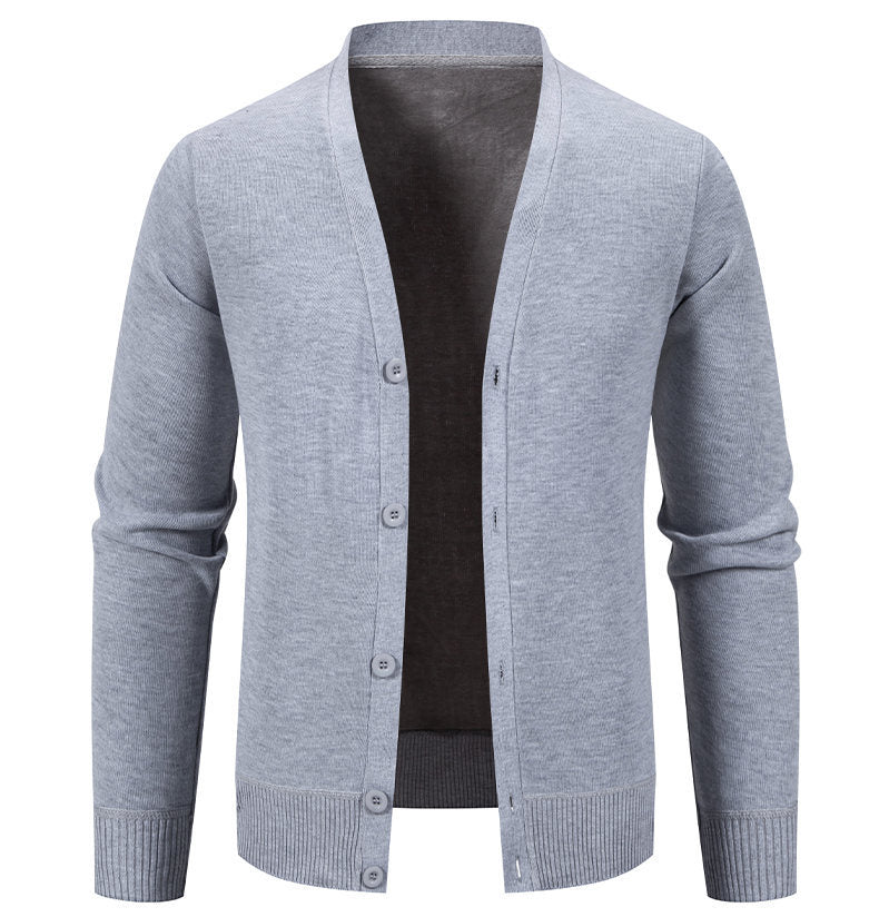 Men's Cardigan V-Neck Comfortable Buttons