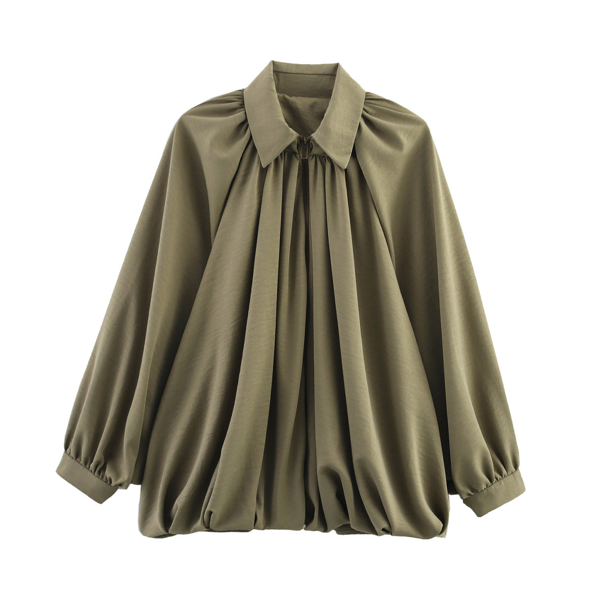 Women's Blouse Oversized Lightweight Ruffle Design