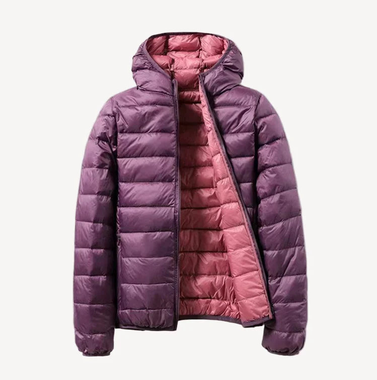 Women's Long Sleeve Zipper Winter Jacket
