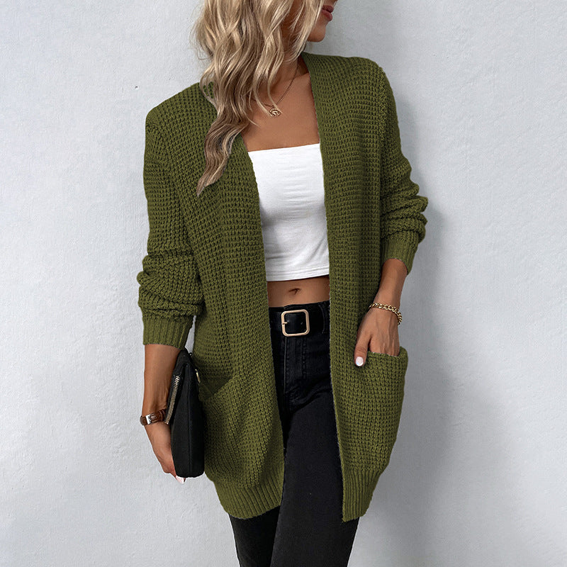 Women's Casual Oversized Cardigan with Pockets