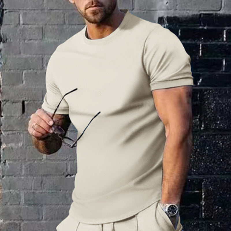 Men's T-Shirt Round Neck Cotton Comfortable