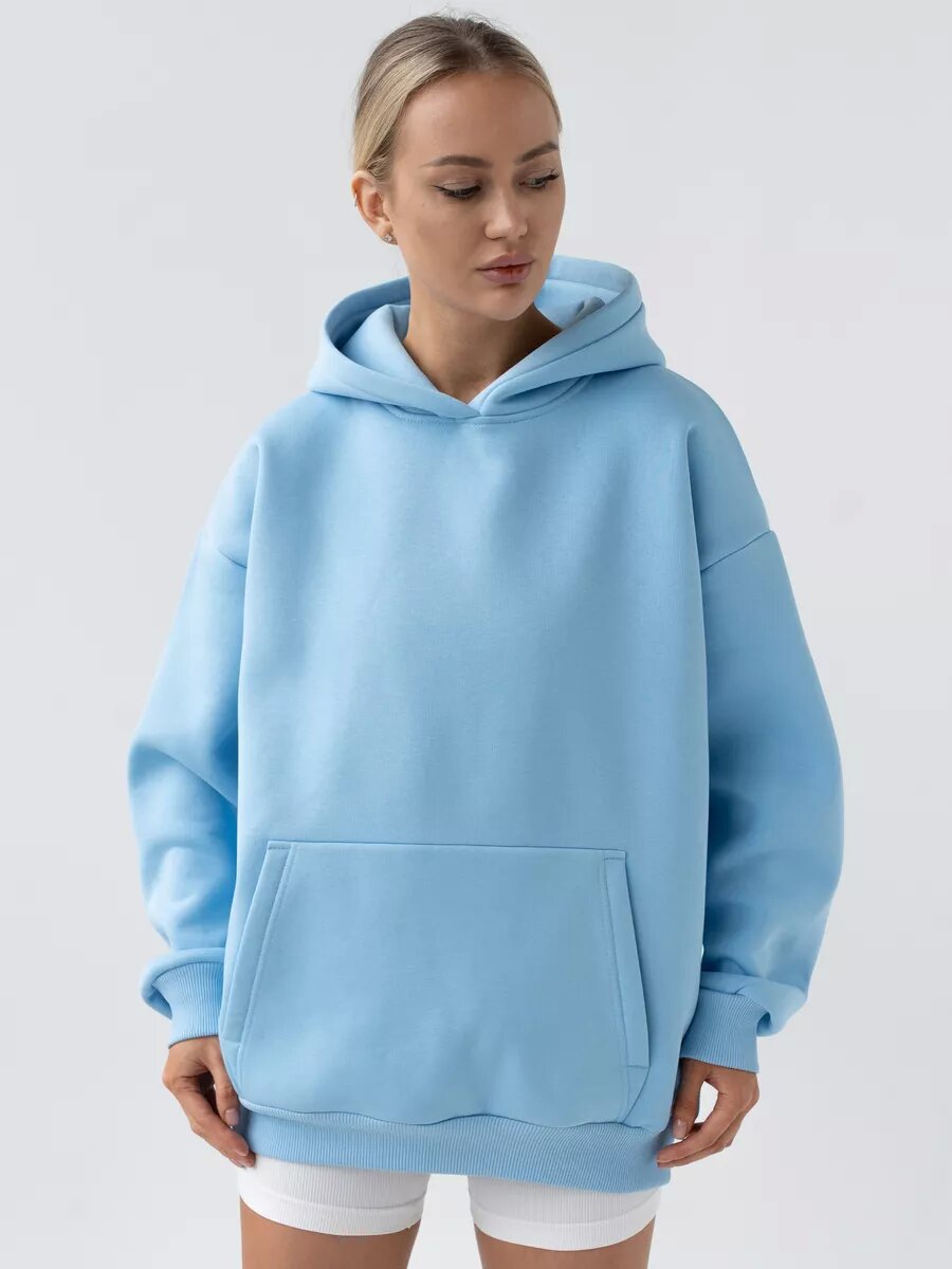 Women's Oversized Hoodie Snuggly Soft With Kangaroo Pocket