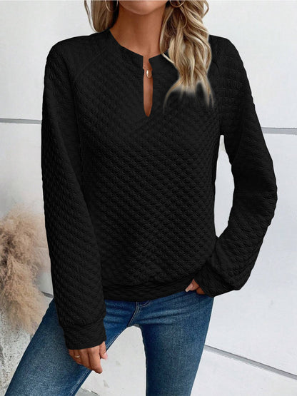 Women's Quilted Pullover Winter Warm Elegant