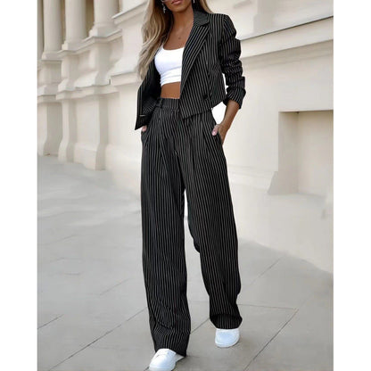 Women's Blazer Set Modern Suit Trousers