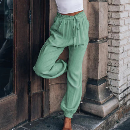 Women's Jogging Pants Comfortable Elastic Waistband