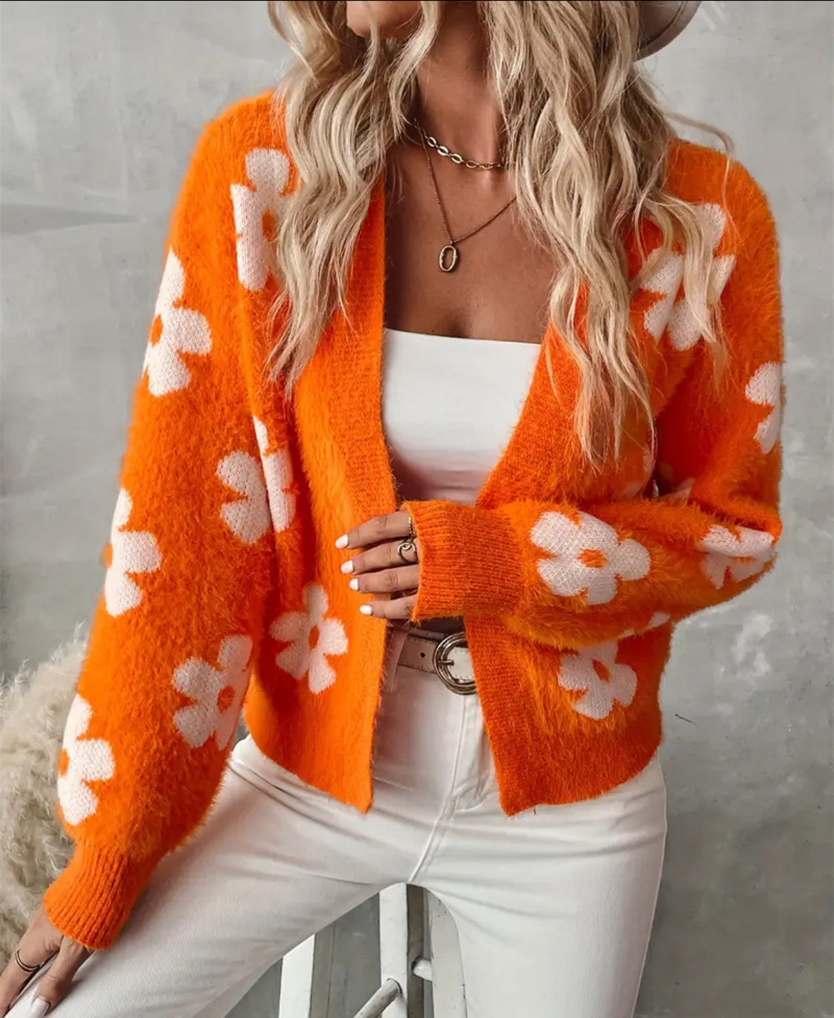 Women's Floral Cardigan Soft & Comfortable