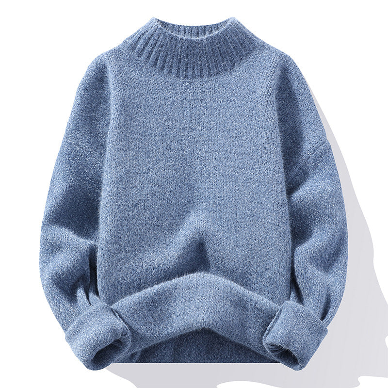 Damen Pullover Hochwertig Rippstrick Soft Kragen - IdealeKleiden