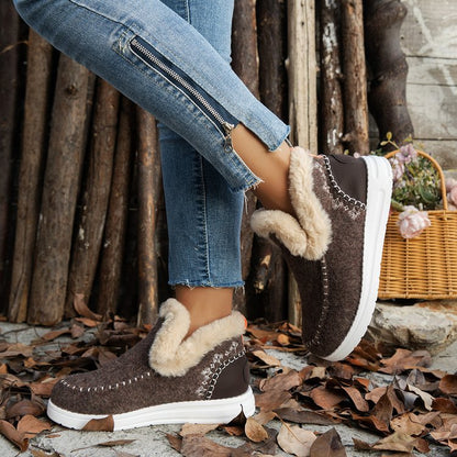 Women's Winter Boots Warm Fluffy Sturdy