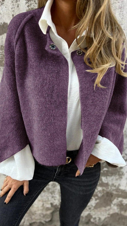 Short Women's Cashmere Jacket Luxury Quality