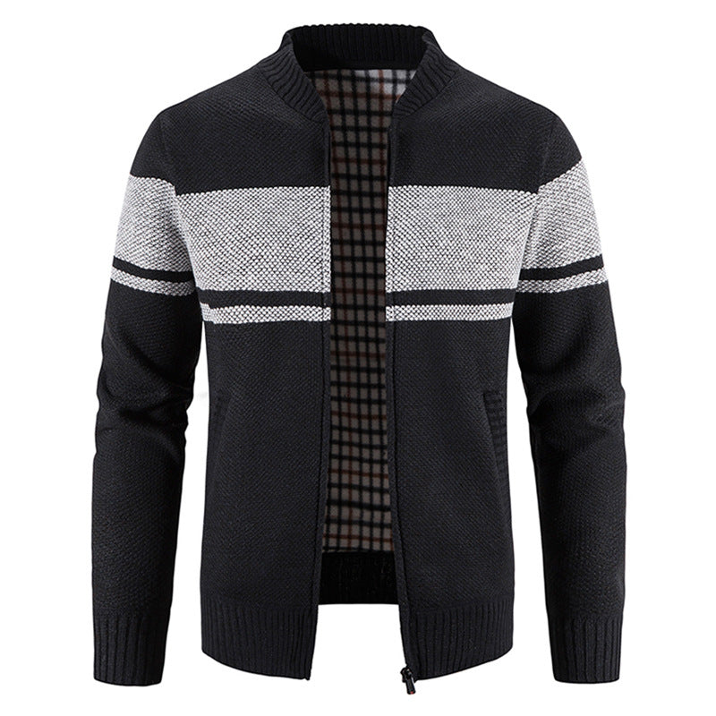 Men's Cardigan Modern Textured Look
