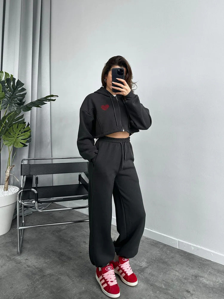 Women's Tracksuit Hoodie Joggers Set Comfortable