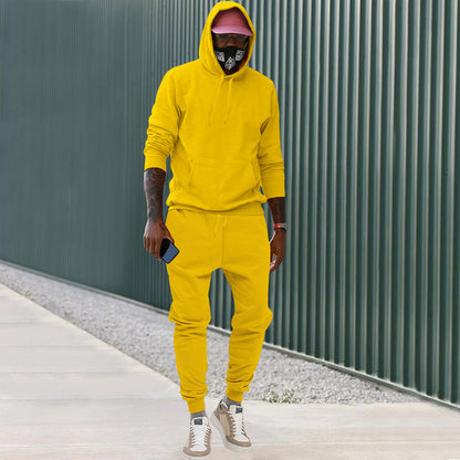 Men's Tracksuit Hoodie Joggers Comfortable