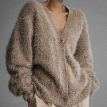 Women's Soft Cardigan Long Sleeve Elegant