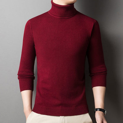Men's Turtleneck Sweater Slim Fit Fashionable