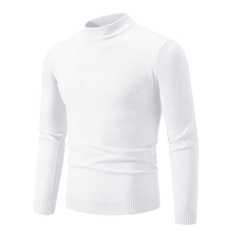 Men's Modern Fine Knit Turtleneck Sweater