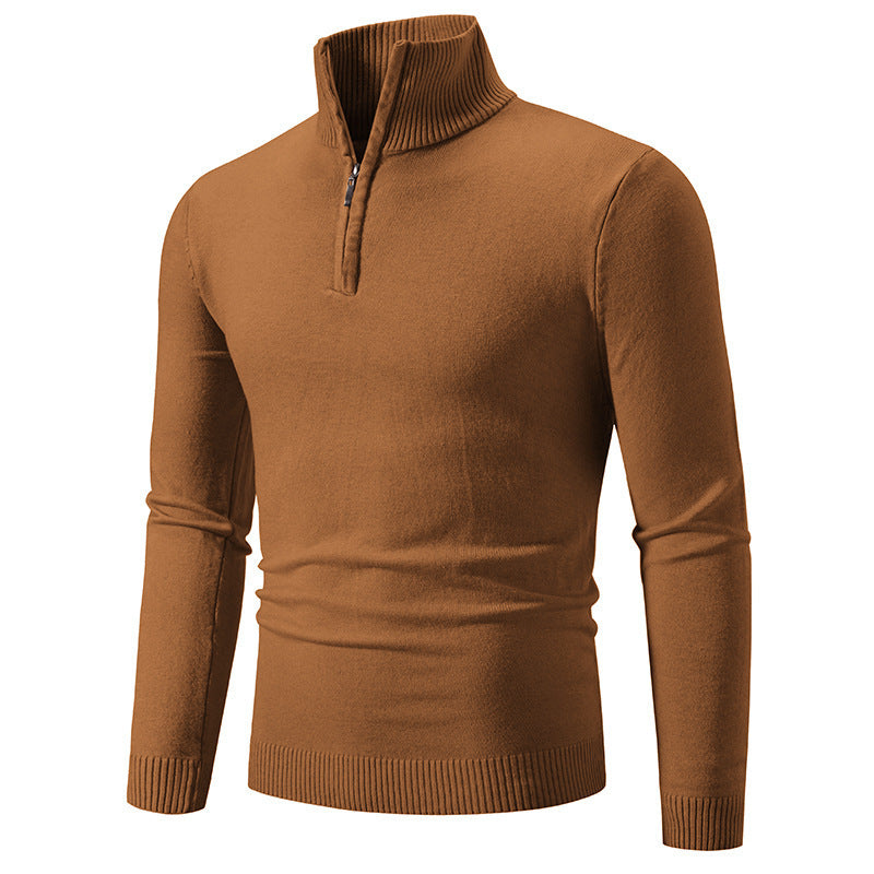 Men's Modern Pullover Short Zipper