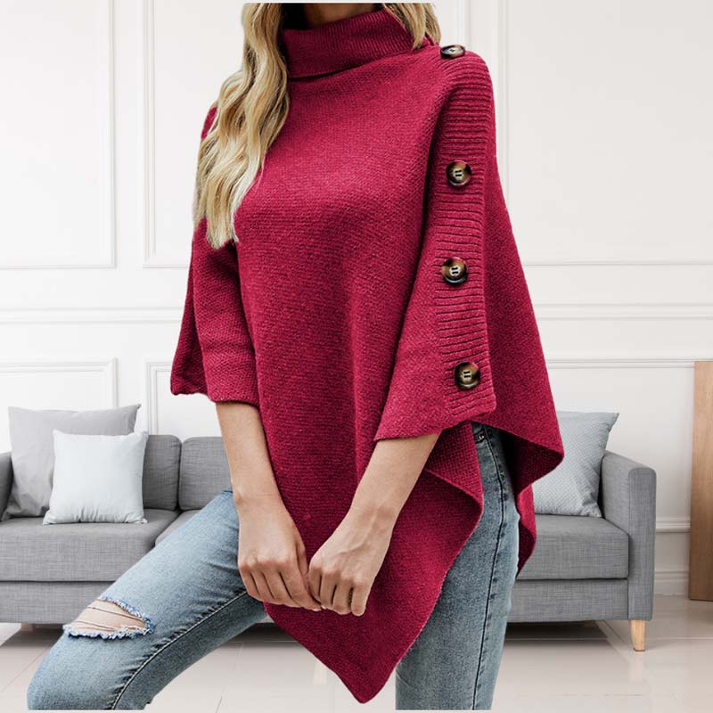 Stylish Poncho Acrylic Warm and Elegant