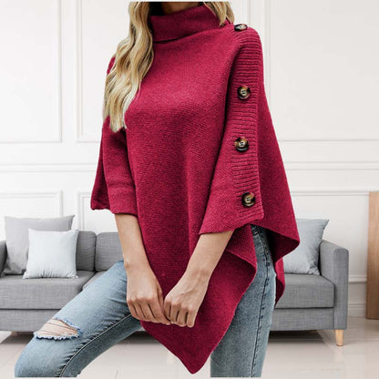 Stylish Poncho Acrylic Warm and Elegant